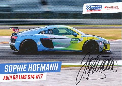 Sophie Hofmann  Auto Motorsport  Autogrammkarte  original signiert 