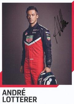 Andre Lotterer   Auto Motorsport  Autogrammkarte  original signiert 