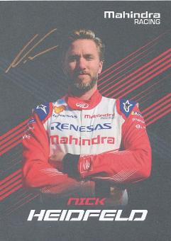 Nick Heidfeld   Auto Motorsport  Autogrammkarte  original signiert 