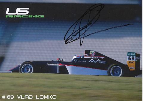 Vlad Lomko   Auto Motorsport  Autogrammkarte  original signiert 
