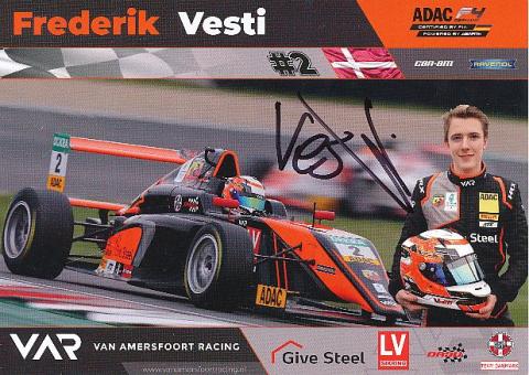 Frederik Vesti  Auto Motorsport  Autogrammkarte  original signiert 