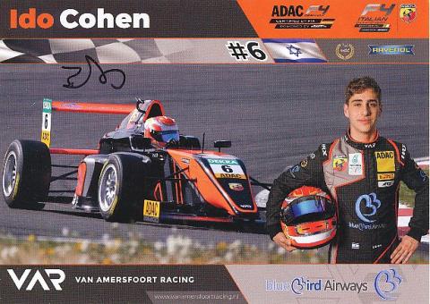 Ido Cohen  Auto Motorsport  Autogrammkarte  original signiert 