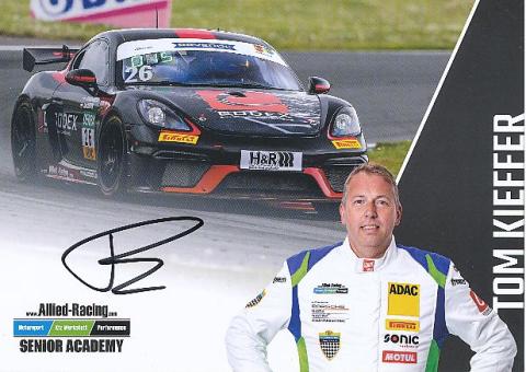 Tom Kieffer   Porsche  Auto Motorsport  Autogrammkarte  original signiert 