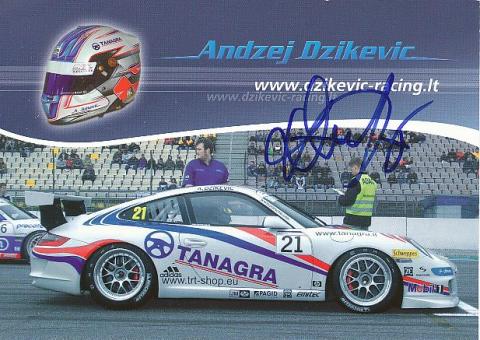 Andzej Dzikevic  Porsche  Auto Motorsport  Autogrammkarte  original signiert 