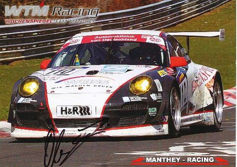 Oliver Kainz  Porsche  Auto Motorsport  Autogrammkarte  original signiert 