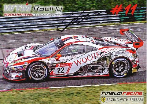 Oliver Kainz  Ferrari  Auto Motorsport  Autogrammkarte  original signiert 