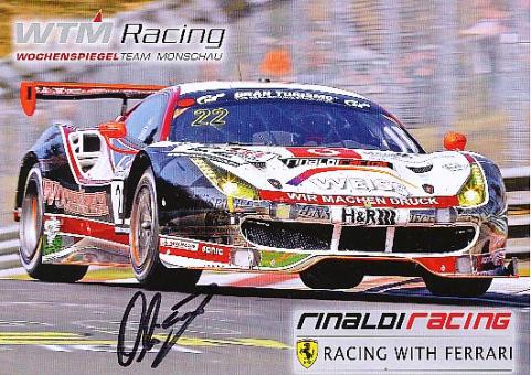 Oliver Kainz  Ferrari  Auto Motorsport  Autogrammkarte  original signiert 