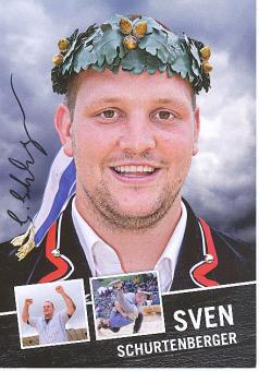 Sven Schurtenberger  Schweiz  Schwingen  Autogrammkarte  original signiert 