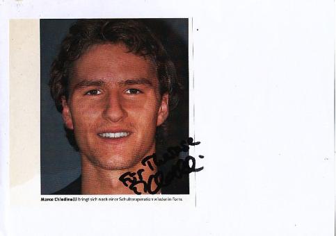 Marco Chiudinelli  Schweiz  Tennis Autogramm Blatt original signiert 