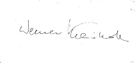 Werner Kreindl † 1992  Film &  TV  Autogramm Blatt  original signiert 