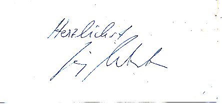 Jörg Wontora  TV Autogramm Blatt original signiert 