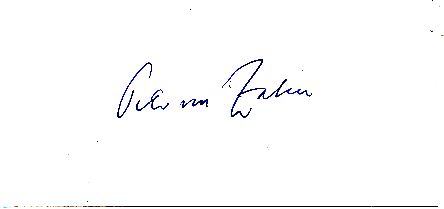 Peter von Zahn † 2001  TV Autogramm Karte original signiert 