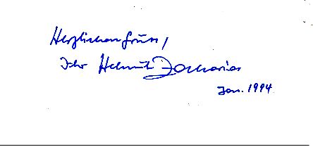 Helmut Zacharias † 2002  Musik  Autogramm Karte original signiert 
