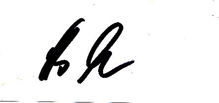 Henry Arland  Musik  Autogramm Blatt original signiert 