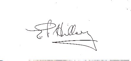 Edmund Hillary † 2008 Neuseeland Erstbesteiger Mount Everest Bergsteiger Autor Autogramm Karte original signiert 