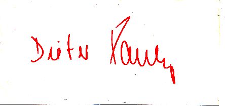 Dieter Pauly  DFB Schiedsrichter   Autogramm Blatt original signiert 