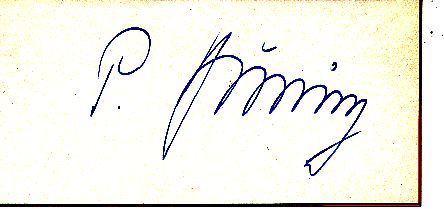 Peter Hussing † 2012  Boxen Autogramm Blatt  original signiert 