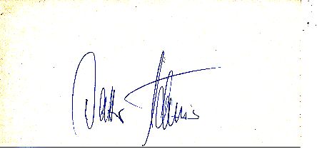 Walter Adams  Leichtathletik Autogramm Blatt  original signiert 