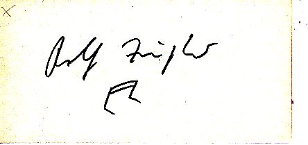 Rolf Ziegler  Leichtathletik Autogramm Blatt  original signiert 