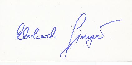 Eberhard Gienger  Turnen  Autogramm Blatt  original signiert 