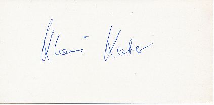 Annegret Kober  Schwimmen Autogramm Blatt  original signiert 