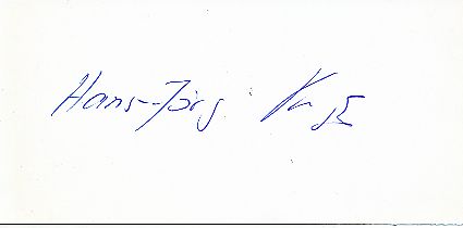 Hans-Jörg Krüger  Basketball  Autogramm Blatt  original signiert 