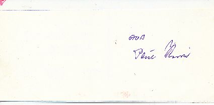 Paul Idziok † 1992  Boxen  Leichtathletik  Autogramm Blatt  original signiert 