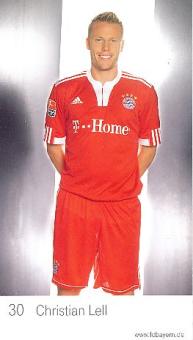 Christian Lell  FC Bayern München  Fußball  Autogrammkarte 