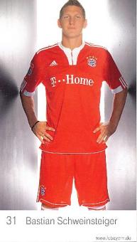 Bastian Schweinsteiger  FC Bayern München  Fußball  Autogrammkarte 