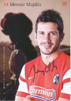 Mensur Mujdza   SC Freiburg  2014/2015  Fußball Autogrammkarte  original signiert 
