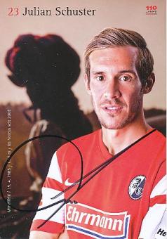 Julian Schuster   SC Freiburg  2014/2015  Fußball Autogrammkarte  original signiert 