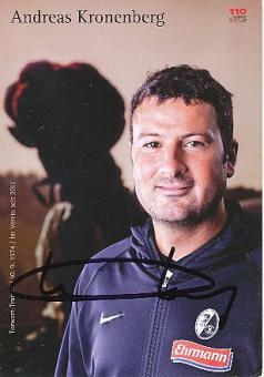 Andreas Kronenberg   SC Freiburg  2014/2015  Fußball Autogrammkarte  original signiert 