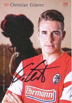Christian Günter   SC Freiburg  2014/2015  Fußball Autogrammkarte  original signiert 
