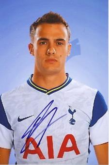 Sergio Reguilón   Tottenham Hotspur  Fußball Autogramm Foto original signiert 