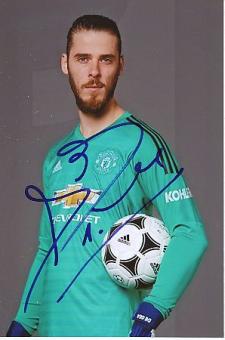 David De Gea   Manchester United  Fußball Autogramm Foto original signiert 