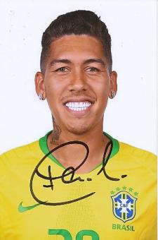 Firmino  Brasilien  Fußball Autogramm Foto original signiert 