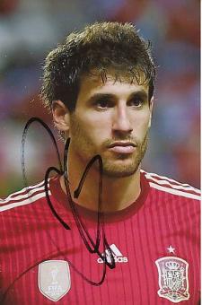 Javier Martinez Spanien Weltmeister WM 2010  Fußball Autogramm Foto original signiert 