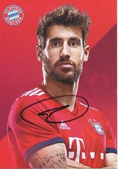 Javi Martinez  FC Bayern München 2018/2019  Fußball Autogrammkarte  original signiert 