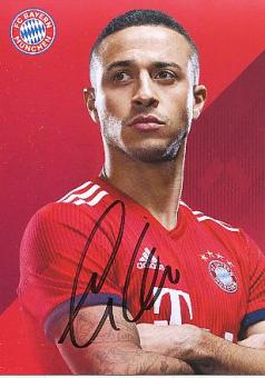 Thiago  FC Bayern München 2018/2019  Fußball Autogrammkarte  original signiert 