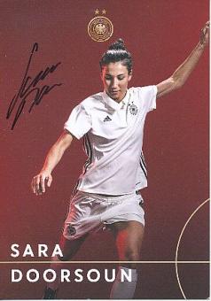 Sara Doorsoun  DFB  Frauen  Fußball Autogrammkarte  original signiert 