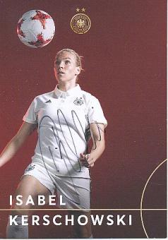 Isabel Kerschowski  DFB  Frauen  Fußball Autogrammkarte  original signiert 