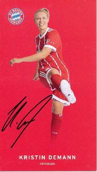 Kristin Demann  FC Bayern München  Frauen  Fußball Autogrammkarte  original signiert 