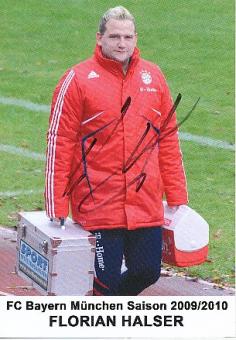Florian Halser  2009/2010  FC Bayern München  Frauen  Fußball Autogrammkarte  original signiert 