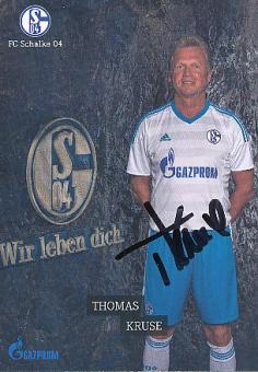 Thomas Kruse  FC Schalke 04 Traditionsteam  Fußball Autogrammkarte  original signiert 