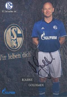 Bjarne Goldbaek  FC Schalke 04 Traditionsteam  Fußball Autogrammkarte  original signiert 