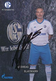 Andreas Blaumann  FC Schalke 04 Traditionsteam  Fußball Autogrammkarte  original signiert 