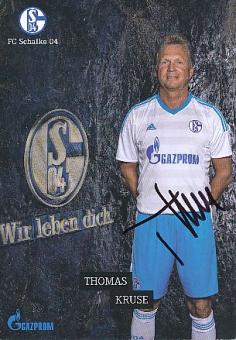 Thomas Kruse  FC Schalke 04 Traditionsteam  Fußball Autogrammkarte  original signiert 