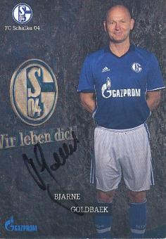 Bjarne Goldbaek  FC Schalke 04 Traditionsteam  Fußball Autogrammkarte  original signiert 