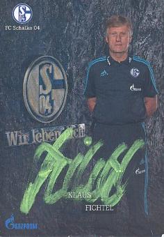 Klaus Fichtel  FC Schalke 04 Traditionsteam  Fußball Autogrammkarte  original signiert 