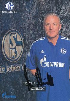 Ferenc Schmidt  FC Schalke 04 Traditionsteam  Fußball Autogrammkarte  original signiert 